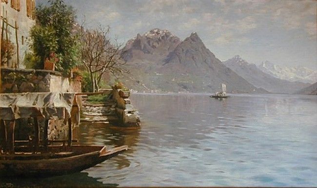 Peder Mork Monsted Gandria Lago Di Lugano